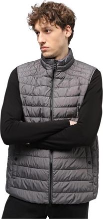 Geox Kennet Vest - Heren - Bodywarmers - Grijs - 2XL - Polyester - Jassen