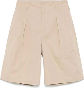 Christophe Lemaire Shorts con pieghe - Toni neutri