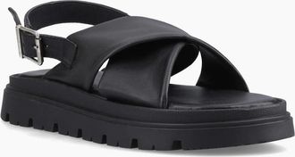 Hush Puppies Womens Lara Womens Sandals - Black - Size: 7