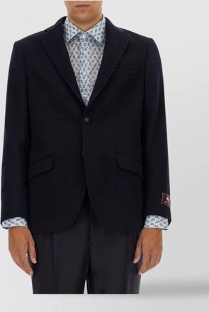 Etro tailored jacket with lapel and pockets