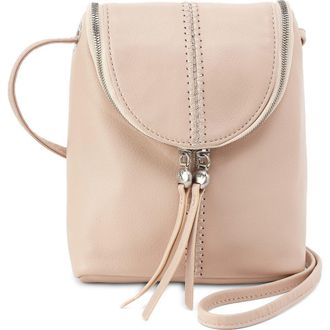 Hobo Fern Leather Crossbody Bag in Stonewash at Nordstrom