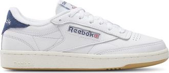 Reebok Womens Club C 85 Vintage - Running Shoes Ftwr White/Batik Blue/Chalk Size 10.0