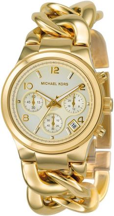 Michael Kors Womens Horloge MK3131 Gold Stainless Steel - One Size