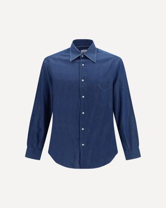 Brunello Cucinelli Lightweight denim Shirt Male XL