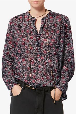 Isabel Marant Maria Top In Crushed Berry