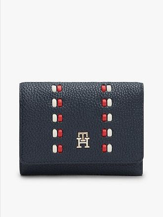 Tommy Hilfiger Cartera Hilfiger Icon plegable en tres partes