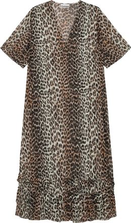 Ganni Abito con stampa - Toni neutri