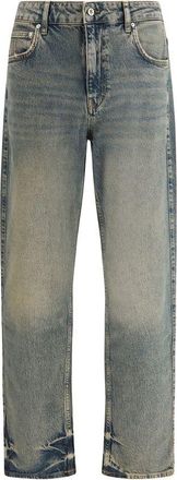 Represent Blauw Katoenen Rechte Spijkerbroeken