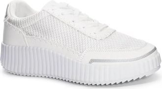 Dirty Laundry Womens Spirited Mesh Sneaker In White