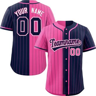 Generic Baseball Jersey Custom Breathable Sports T-Shirts Personalised Namen Number Team Name Logo Training Jerseys Customise Quick Dry Baseball Uniform Activ