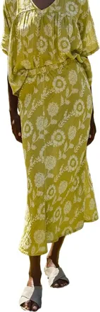 Ace & Jig Tess Bias Slip Skirt in Aloe at Nordstrom, Size Xx-Small