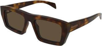 Gucci Gg2020S 002 Sunglasses - male - Gucci - Sunglasses - Brown - 54 MM - Accessories