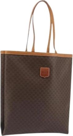 Celine Pre-owned Vintage Tote Bag - Dames - Vintage Shopper - Bruin - ONE Size - Leer - Vintage