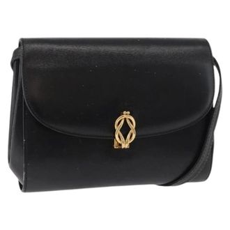Gucci Pre-owned Cross Body Bags, female, Black, Size: ONE SIZE Pre-owned Vintage Shoulder Bag