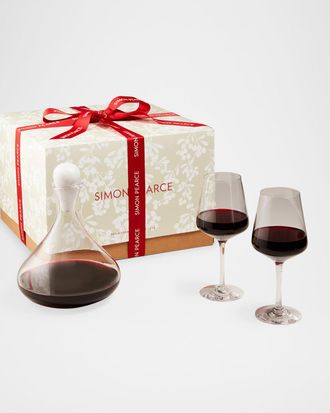 Simon Pearce Vintner Red Wine Gift Set