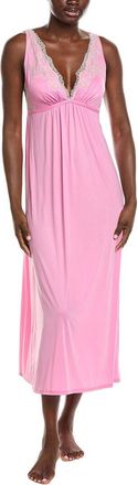 Natori Enchant Lace Applique V-Neck Slip Gown
