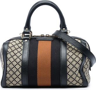 Gucci Pre-owned Gucci Small Diamante Canvas Web Joy Boston Bag Ladies 849D9HNFW0WKHC8G