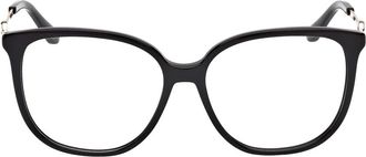 Guess Gu 50350 Brillenmontuur - Dames - Brillen - Zwart - 56 MM - Accessoires