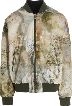 Balmain Multicolor Reversible Bomber Jacket