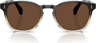 Oliver Peoples 53mm Finley Esq. Sun Polarized Sunglasses in Kona Gradient /Terra Polar at Nordstrom