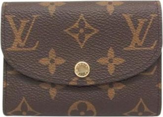 Louis Vuitton Pre-owned Wallets, female, Brown, Size: ONE SIZE Pre-owned Canvas Wallet