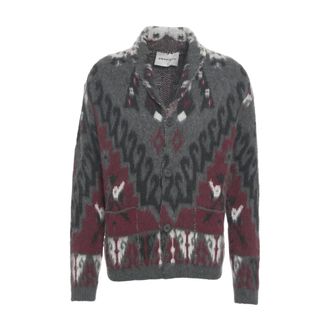 Amaranto Grijze Gebreide Vest Aw 25 - Heren - Vesten - Veelkleurig - L - Truien & Vesten