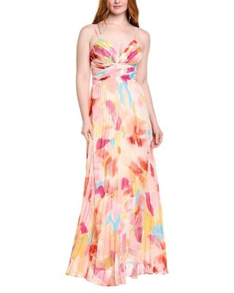 AMUR Lisle Pleated Gown