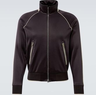 Tom Ford Felpa in jersey con zip