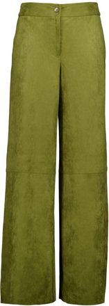 Nenette Pantalons Etere - Dames - Wijde Broeken - Groen - S - Broeken