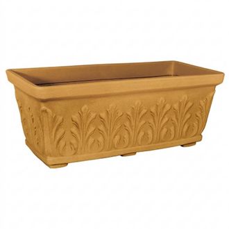 Monacis Macetero Decorativo Cl&aacute;sico Tradicional De 70x33 Cm Y 27 Cm De Alto, Fabricado En Pol&iacute;mero Impruneta Resistente Ideal Para Plantas De Jard&iacute;n Y Terraza