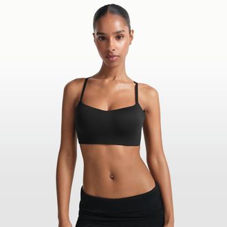 Nike Womens SKIMS Matte Contour Cami Bra in Black | BRSPT5186W-OBD