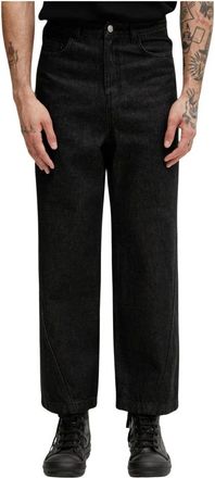 Ader Error Jeans Straight con Patch - - Jeans - Uomo - Nero - M