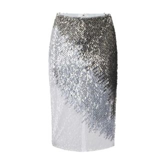 Elisabetta Franchi Go24367E2360 Kokerrok - Dames - Rokken - Veelkleurig - Maat: M Satijn