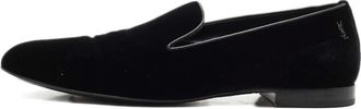 Saint Laurent Slippers in velluto - Nero