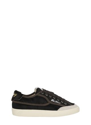 Autry Brown Windscape Low Suede Haircalf Low-Top Sneakers