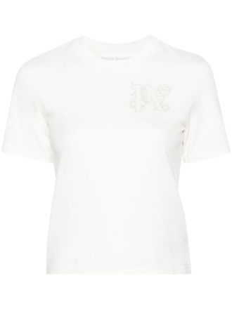 Palm Angels Logo Cotton T-Shirt