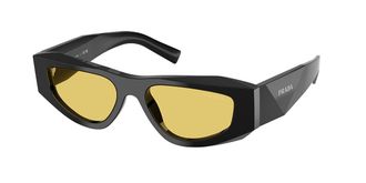 Prada PR B19SF Asian Fit 16K455 Mens Sunglasses Black Size 53