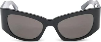 Balenciaga Zonnebril met cat-eye montuur - Zwart