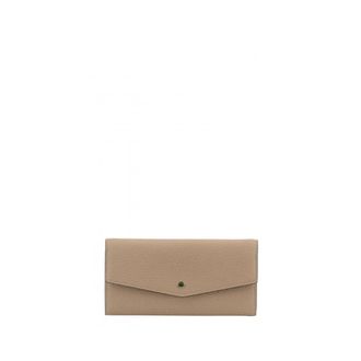 Pourchet Accessoires, Dames, Beige, ONE Size, Leer, Grand Porte-monnaie