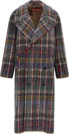 Missoni Cappotto Oversize Raglan - - Coats - Donna - Multicolore - S