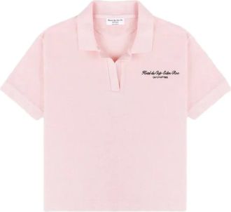 Sporty & Rich Polo con ricamo - Rosa