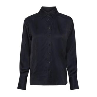 Inwear Marine Blue Shirt with Long Sleeves - female - InWear - Shirts - Blue - 2XS - Blouses & Shirts