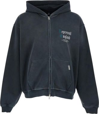 Represent Private Members Hoodie - Heren - Vesten met rits - Zwart - M - Katoen - Hoodies & sweatvesten