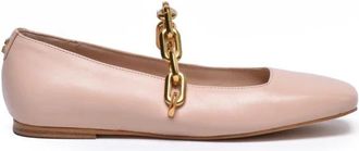 Guess Leren Ballerina Schoenen - Dames - Ballerinas - Roze - 36 EU - Leer - Schoenen