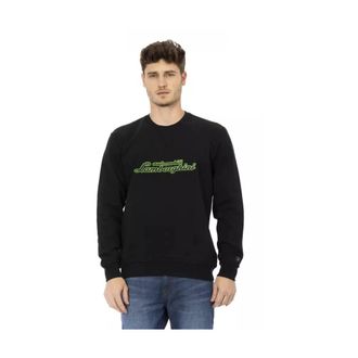 Automobili Lamborghini Automobili Lamborghini, Hoodies & sweatvesten, Heren, Zwart, 2Xl, Katoen, Crewneck Sweatshirt