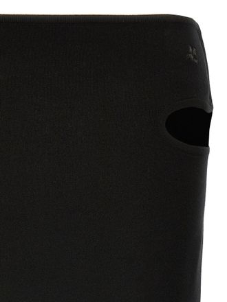 Courr&egrave;ges Viscose Long Womens Skirt