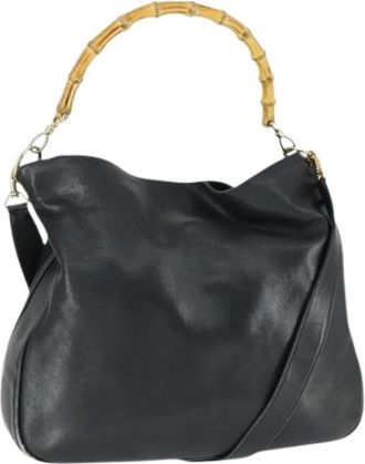 Gucci Pre-owned Handbags, female, Black, Size: ONE SIZE Pre-owned Vintage Handbag
