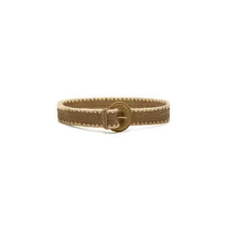 Maliparmi Belts, female, Beige, Size: 90 CM Summer Rafia Belt