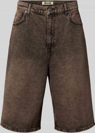 Woodbird Jeansshorts mit Eingrifftaschen Modell Yuto Oak in Dunkelbraun, Gr&ouml;&szlig;e 29