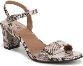 Naturalizer Bristol Sandal in Snake Beige Faux Leather at Nordstrom Rack, Size 7.5